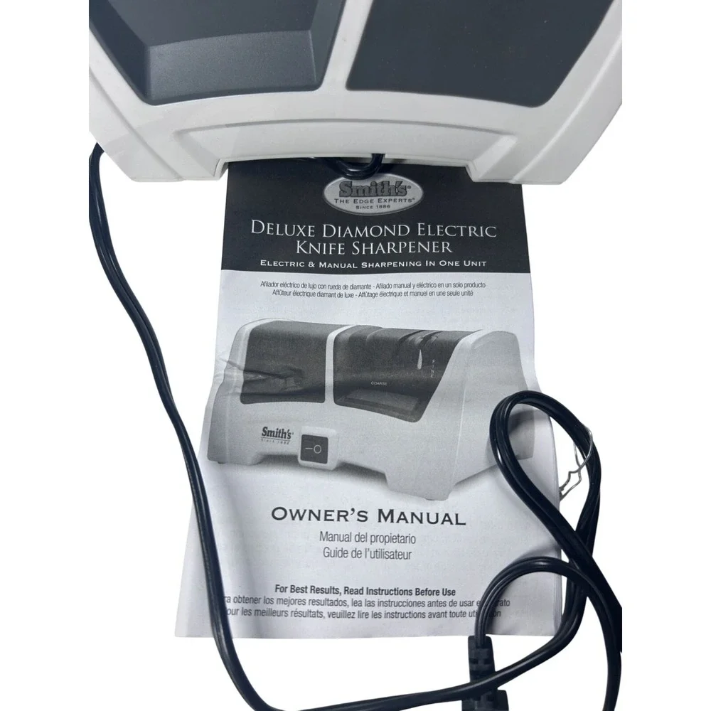 Smith's Deluxe Diamond Electric‎ Knife Sharpener Essentials Model 50127